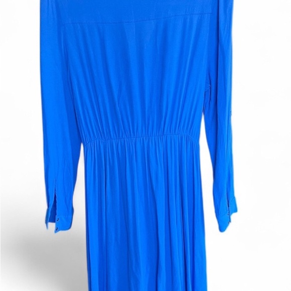 Anthropologie Maeve Lene Crepe Faux Wrap Dress - Picture 3 of 8